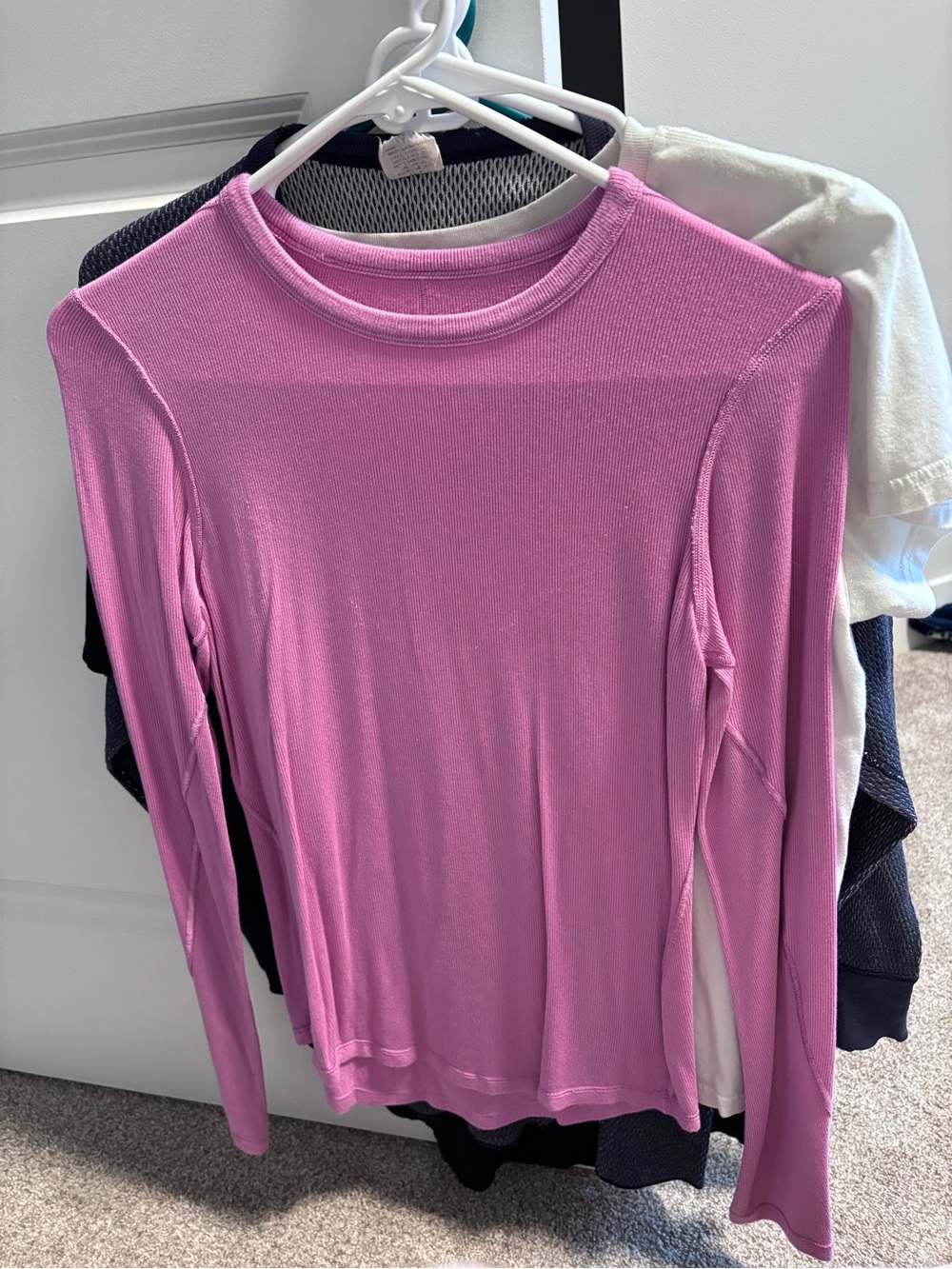 Women’s lululemon Long-Sleeve Crew Neck Top - Pink